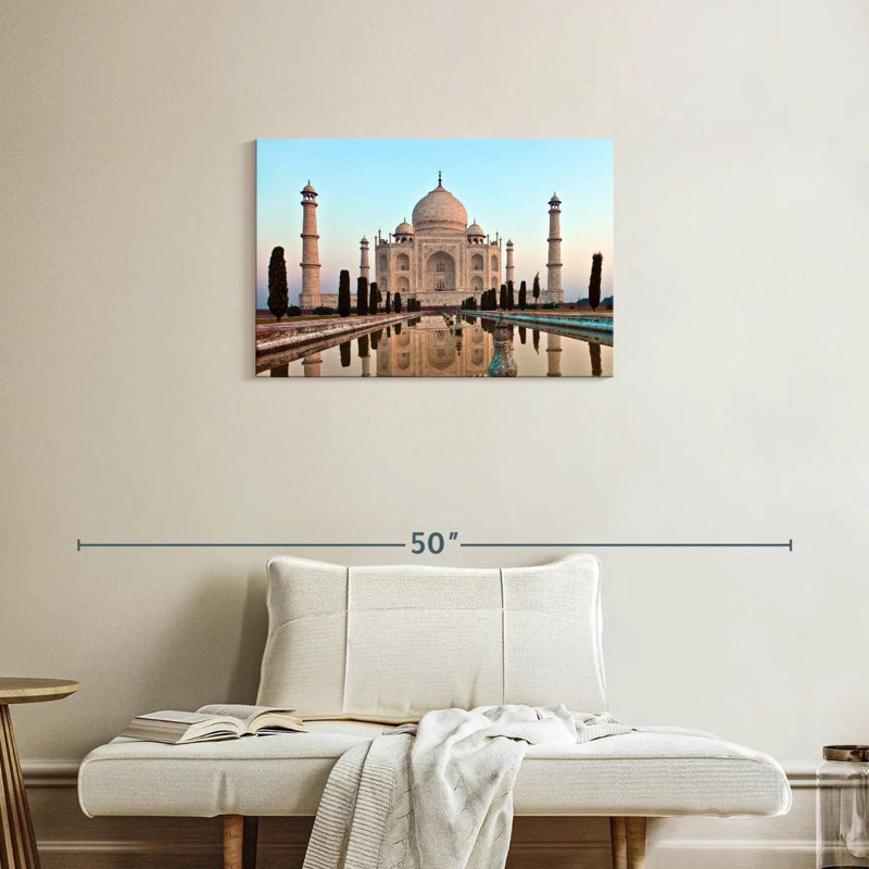 Ravi Taj Mahal au coucher du soleil, H 20 po x l 30 po