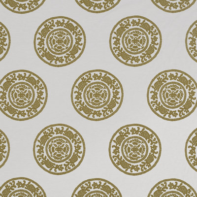 Epicurean Folk Emblem Fabric