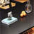 Simple and Creative Design Black Dining Table