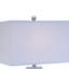 Lampe de table argentée 28,5 po Youssouf