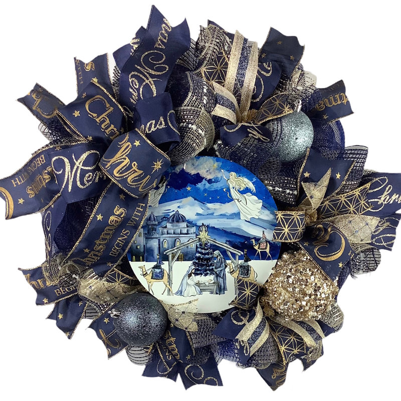 Couronne de Noël bébé Jésus