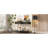 Entryway Table, Console Table With Two Drawers, Retro Hallway Table With Striking Geometric Design For Entryway And Living Room-1426863144