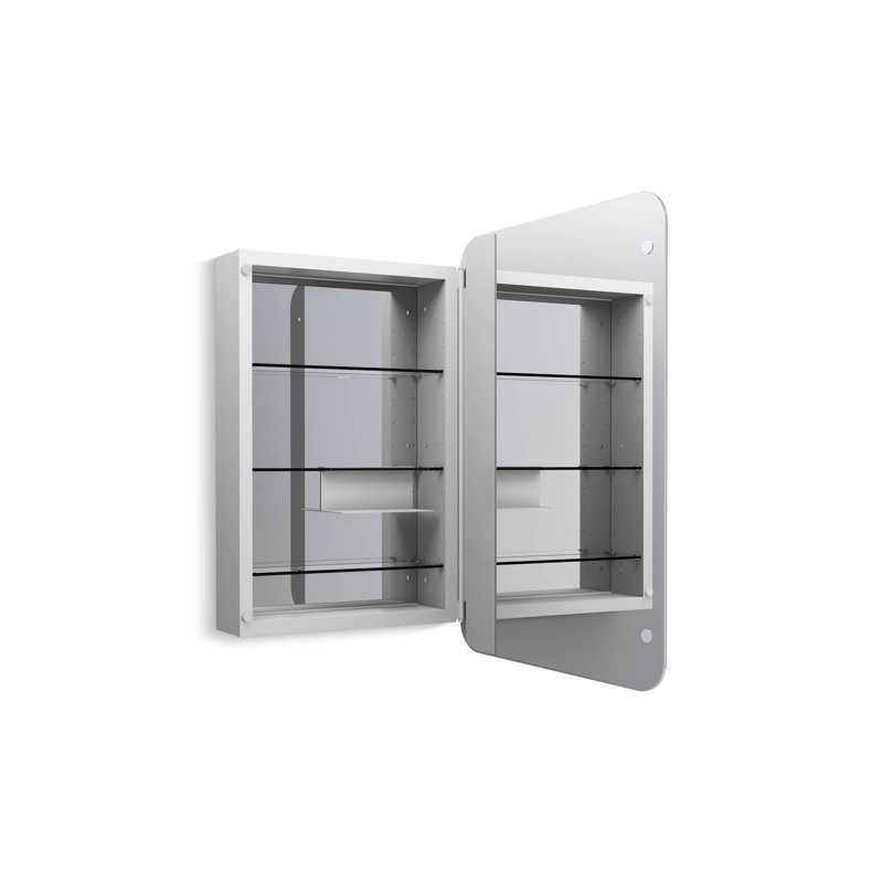 Verdera 22" X 34" Rectangular Medicine Cabinet, 34" H x 22" W x 4.77" D