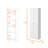 Virginia Double Door Storage Cabinet, Five Shelves-844767035