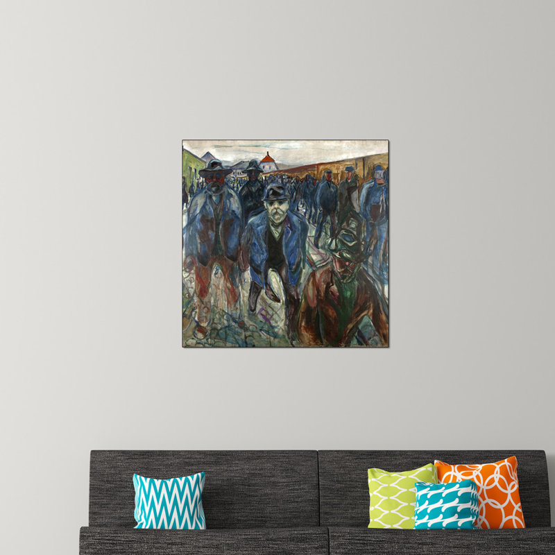 Edvard Munch - Wrapped Canvas Painting, 70cm H x 70cm W x 1.8cm D