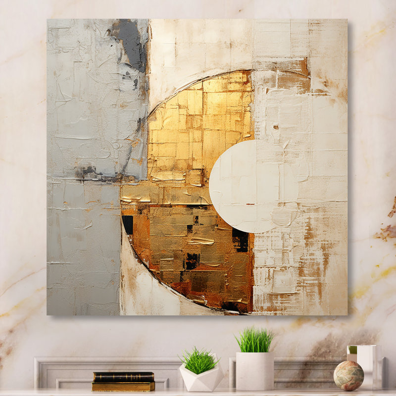 - Décoration murale abstraite en métal, H 24 po x l 24 po x P 1 po