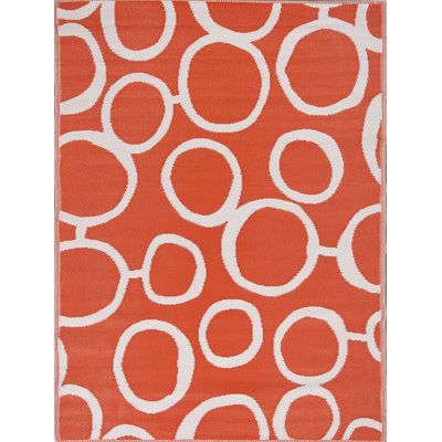 Tapis orange intérieur / extérieur Watsontown