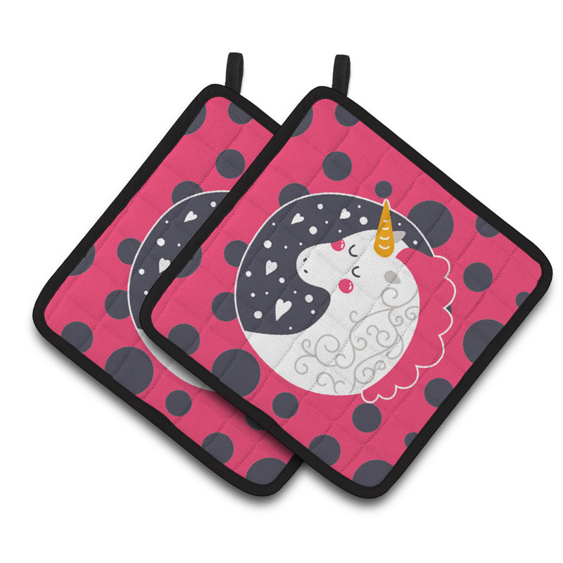 Cuisinier poignée coussin licorne à trésors caroline