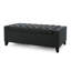 Gris foncé avec espace de rangement supplémentaire - 52,26 po P x 19,52 l 16,65 H garde votre maison propre pour le désordre 20,50 P 51,00 W 16,65 H bien rangé-121074756