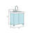 Deborah 36'' Single Bathroom Vanity with Marble Top with Mirror-40065102-61125978