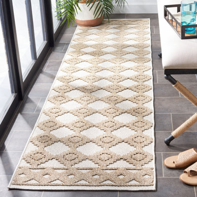 Tapis d'intérieur / extérieur géométrique Kimm Performance