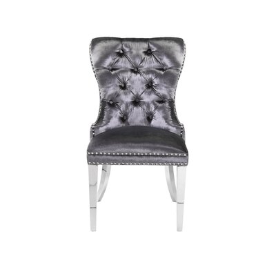 Alpena Tufted Upholstered Parsons Chair -  Everly Quinn, 528B49134A2546878D3F2D75788F97BC