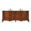 Meuble-lavabo double 84 po en teck-1154615539