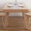 Table de salle à manger Burlywood-1973683609
