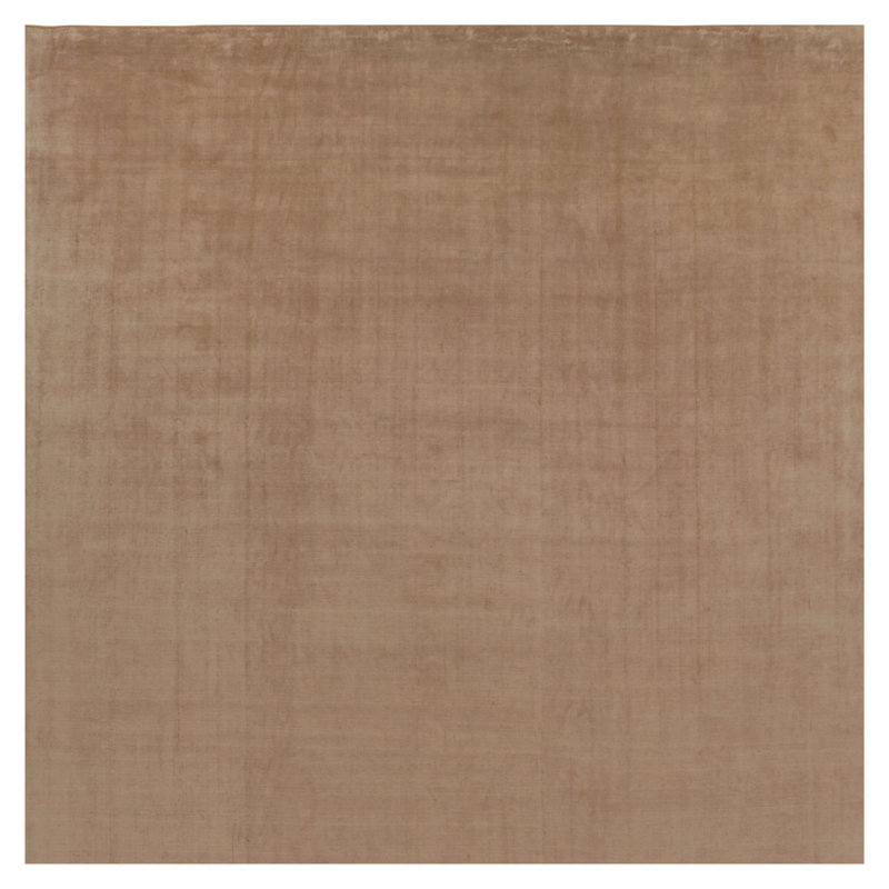 Textural Hand Knotted Silk Area Rug