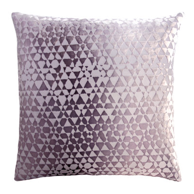 Triangles Square Velvet Pillow Cover & Insert
