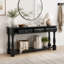 Longue console avec tiroirs et tablette-669344-669348-669338