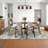 Washable Rug, Abstract Non-Slip, Soft Low Pile for Kitchen, Hallway, Bathroom, Laundry, Indoor Accent Carpet.-950061629