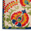 Tapis intérieur/extérieur Bernia floral ivoire/rouge/vert-62732047