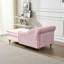 Chaise longue moderne avec revêtement en velours-1214376416
