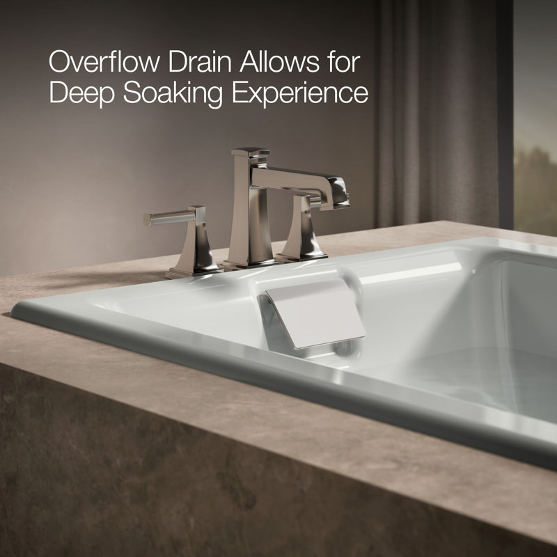 Tea-for-Two® 66" x 36" Dop-In or undermount, Ice Grey