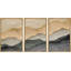 "Abstract Landscape", peinture sur toile flottante 3 pièces-79731188-79731187