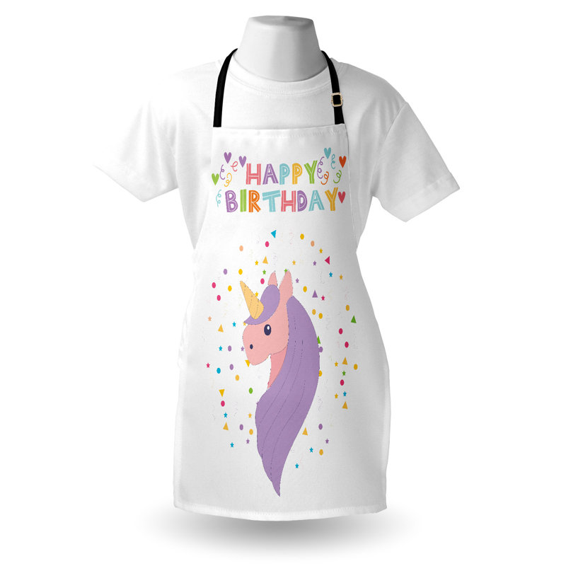 No Pattern Bib Apron