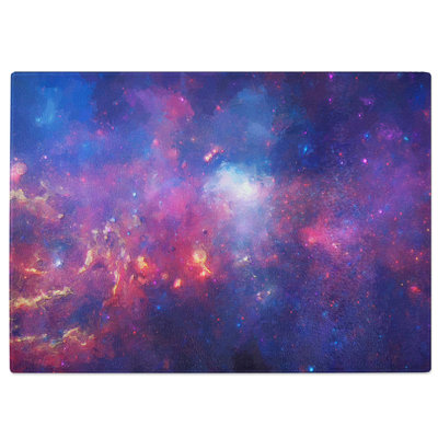 Tempered Glass Universe in Abstract Vol.26 Chopping Board