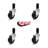 Rubber Swivel Expanding Stem Caster