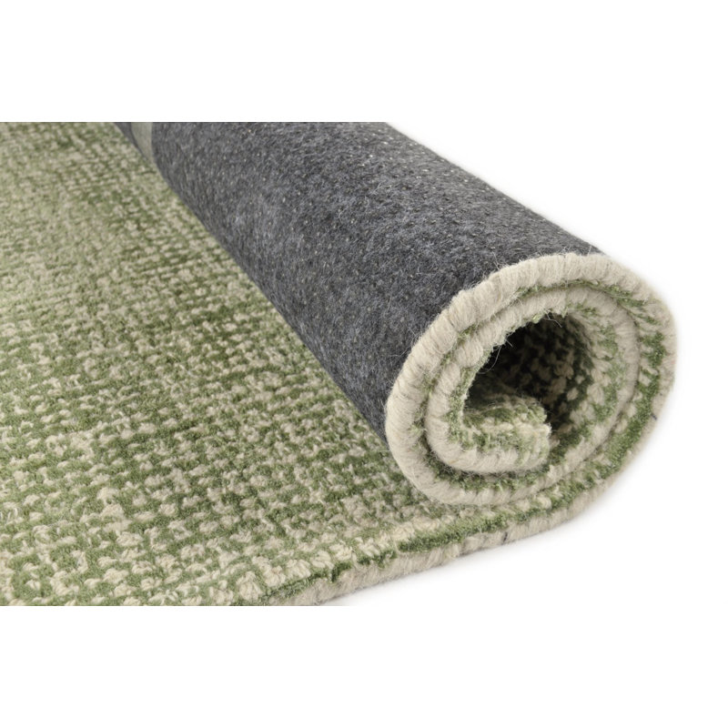 Solid Colour Hand Woven Area Rug, Rectangle 65 x 135 cm