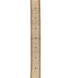 Hand Knotted Wool Area Rug in Ivory And Camel