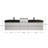 Golitz 103.5'' Double Bathroom Vanity with Stainless Steel Top-2043532163