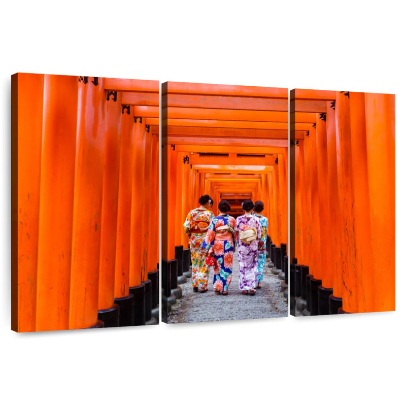 Lilie Kyoto Torii Gates, H 42 po x l 65 po