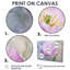«Radiant Blossom Of Purple Tulip IV», reproduction sur toile-676037908-676037867-676037865