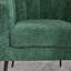 Fauteuil demi-tonneau capitonné avec pieds en métal-1287698100