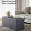 Banc de rangement avec repose-pieds 43 pouces-2131893834