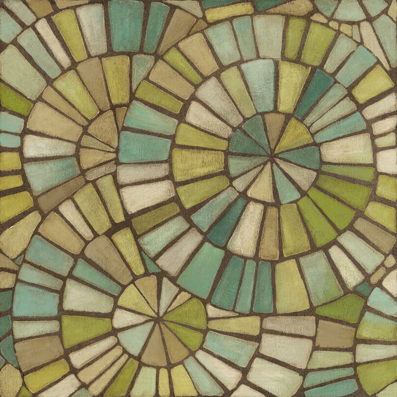 Kaleidoscopic Sea II by Megan Meagher - Wrapped Canvas Painting, 30cm H x 30cm W