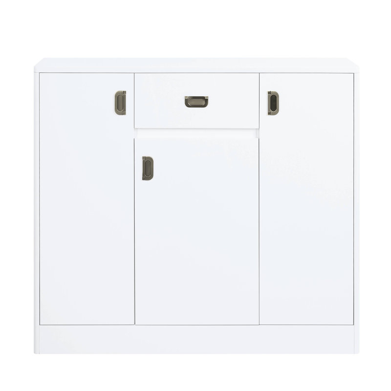 High Gloss 3-Door Server with Drawer