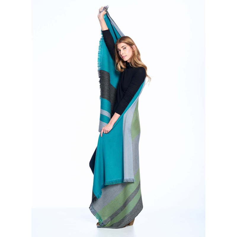Hand Woven Throw Blanket, Weeping Willow