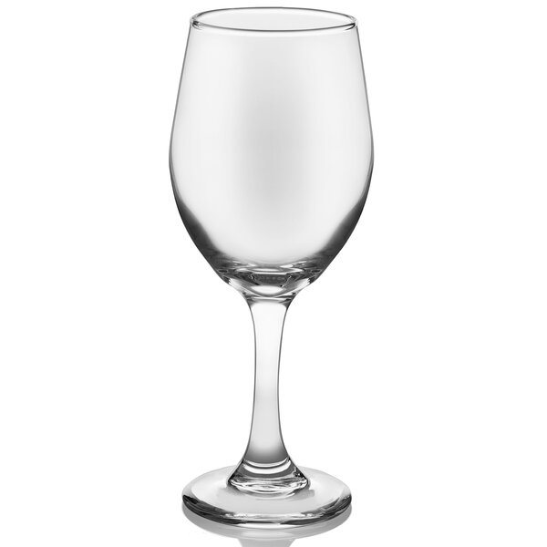 Large Ribbed Square Wine Glasses Set of 4 Crystal,17Oz Clear Cylinder Wine  Glass