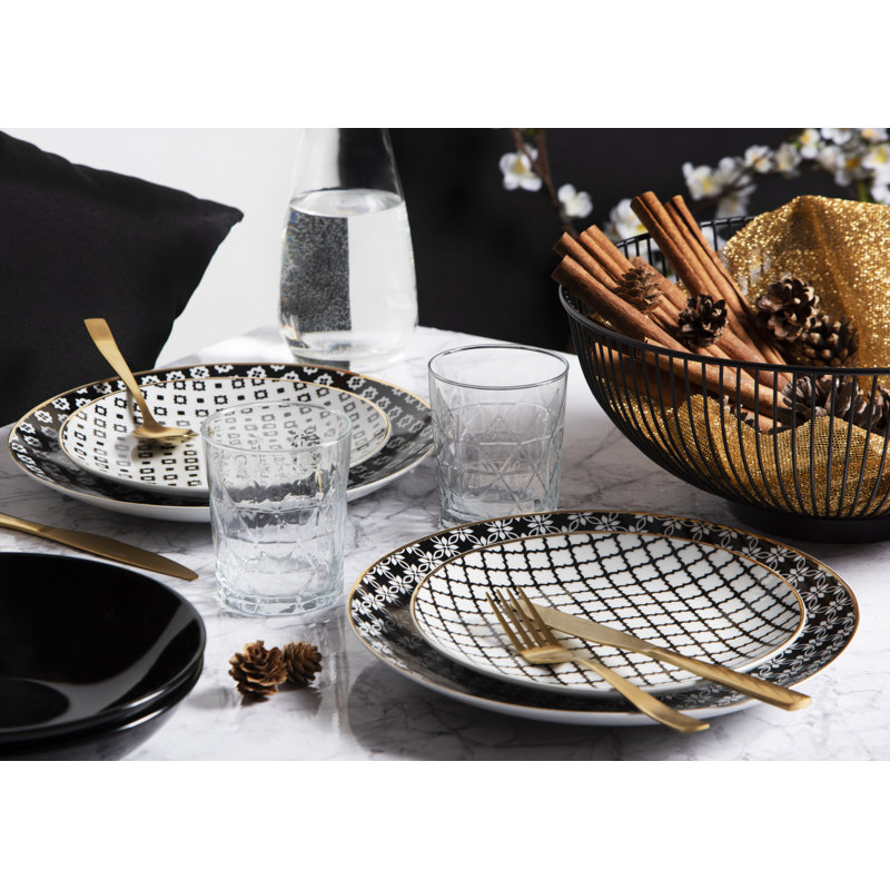 Excelsa Eclipse Stainless Steel Fruit Bowl, Black