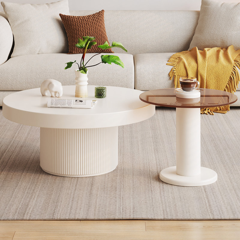 Round Coffee Table Set Of 2
