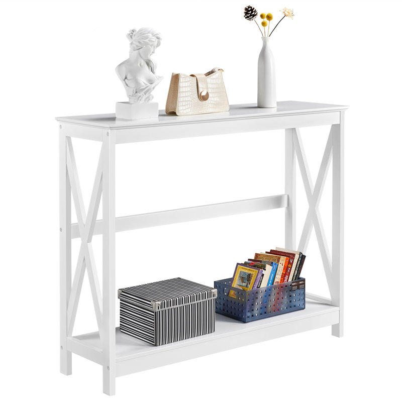 Theo 40'' Console Table, White