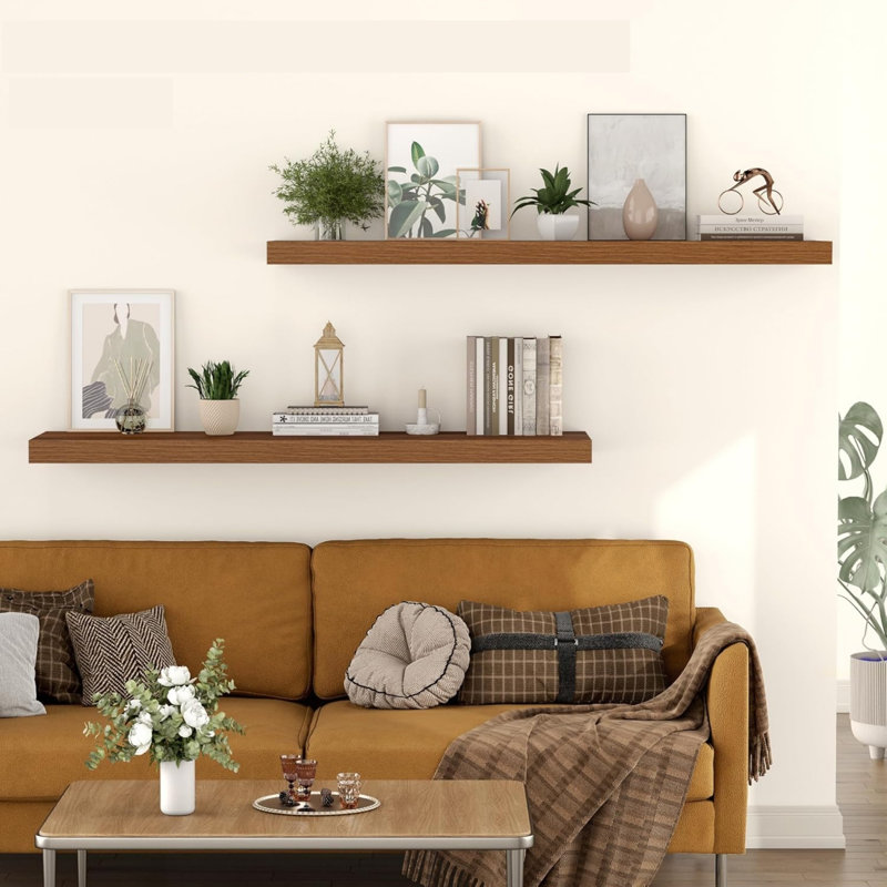 5cm H x 91.44cm W Bookcase, Brown