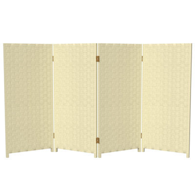 3 Ft. Tall Woven Fiber Room Divider by Oriental Furniture