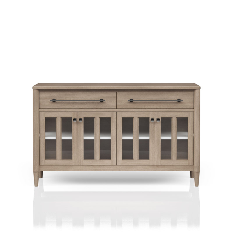 Buffet avec portes en verre