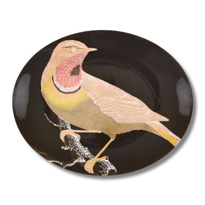 ETCHINGS OVAL TRAY