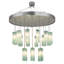 Luminaire suspendu bleu clair 18 po Daneyah