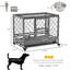 Parc pour chien avec cage verrouillable en métal
