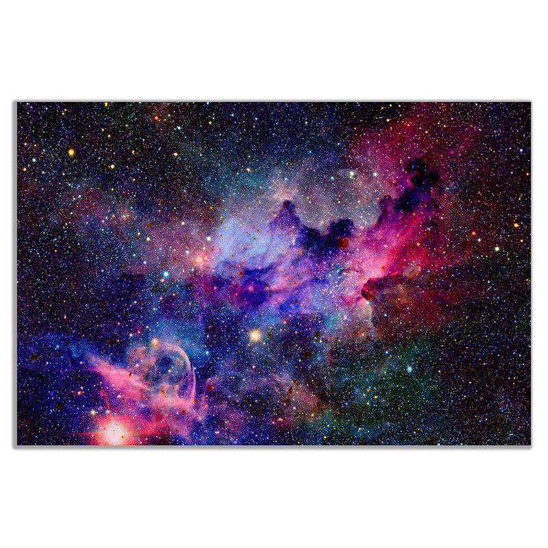 Galaxy Stars Cosmic Space - Wrapped Canvas Print, 20cm H x 31cm W